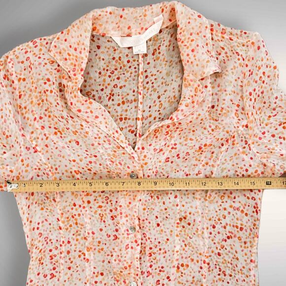 90s Victoria’s Secret Silk Sheer Negligee Dress – Button Front, XS - Picture 7 of 8